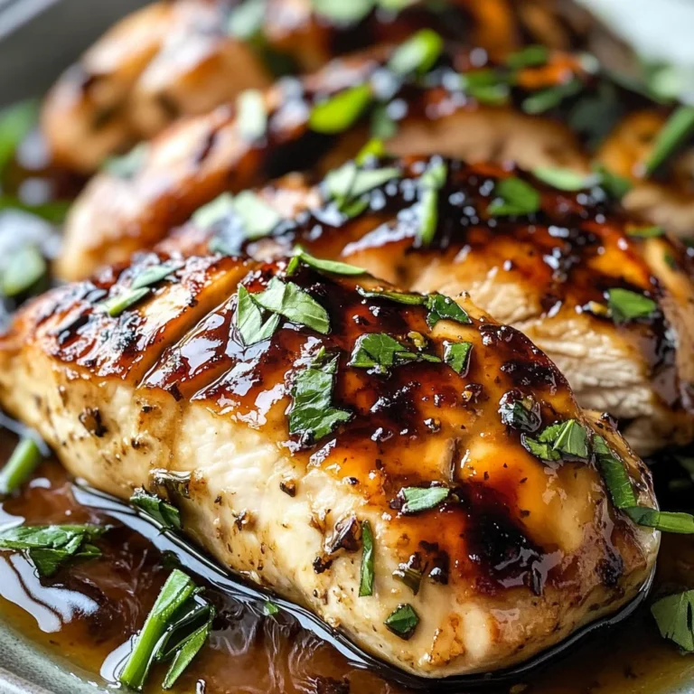 Balsamic Baked Chicken : A Delicious and Easy Recipe for Dinner