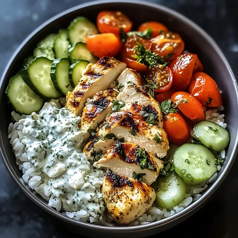 Chicken Tzatziki Bowls