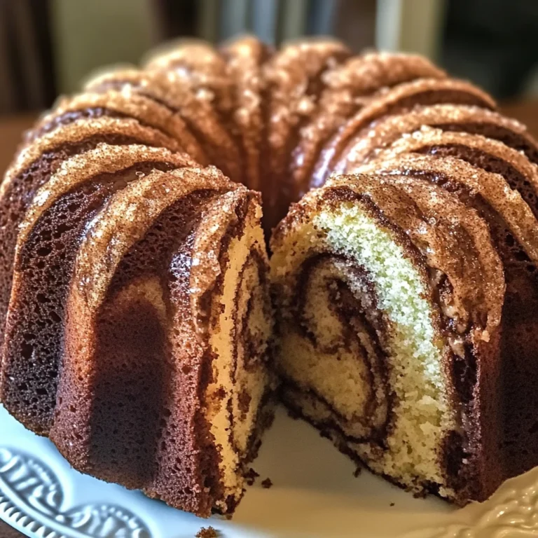 Cinnamon Swirl Bundt Cake