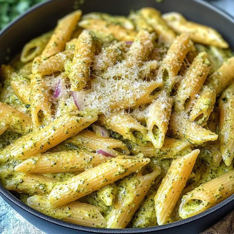 Creamy Pesto Sauce Pasta (Best Easy One Pot Recipe)