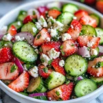 Cucumber Strawberry Salad