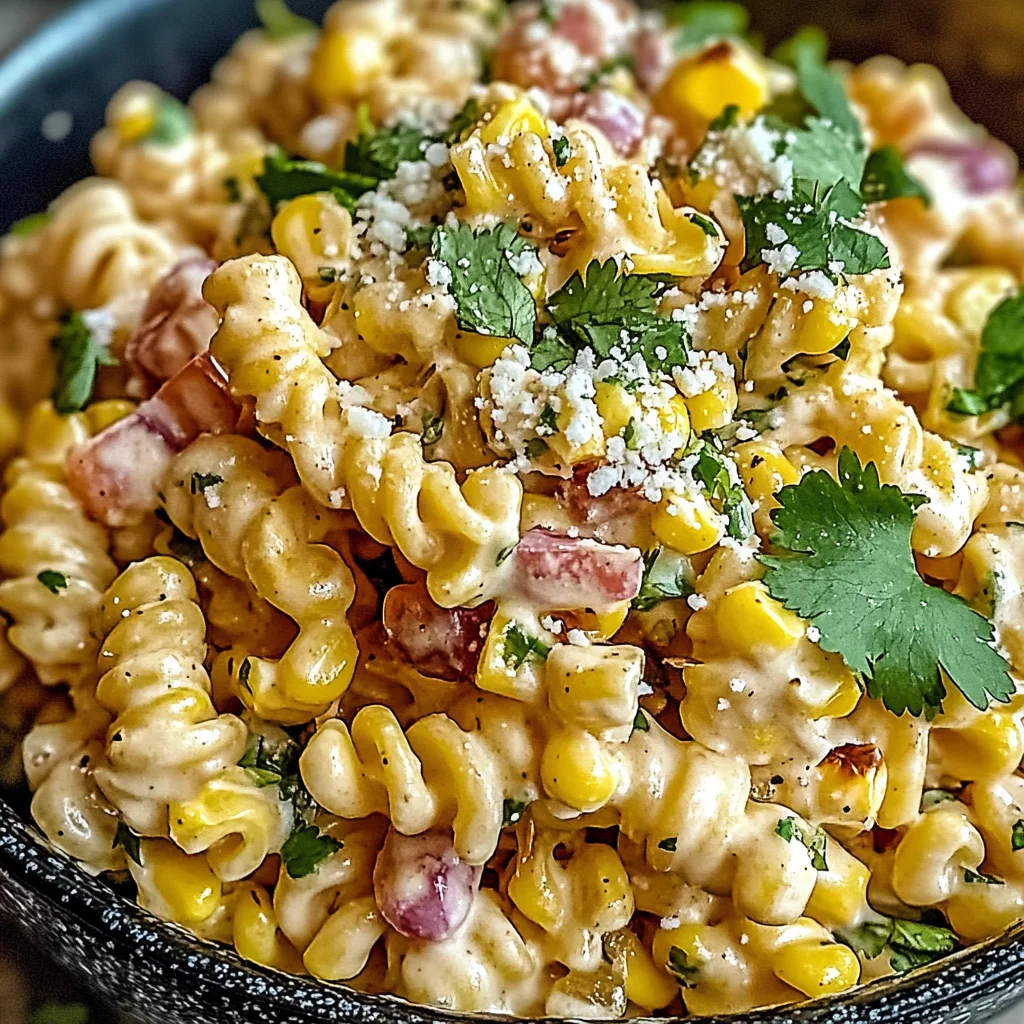 Mexican Street Corn Pasta Salad is a must-try dish!