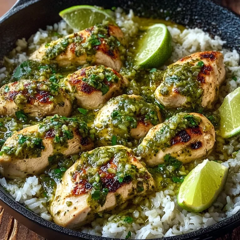 Salsa Verde Chicken & Rice Skillet