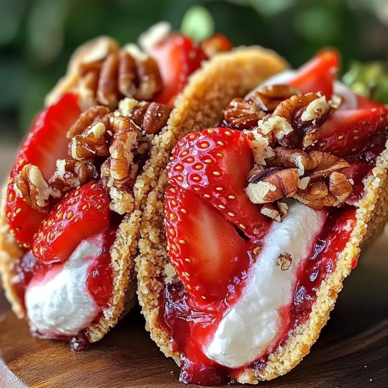 Strawberry Crunch Cheesecake Tacos