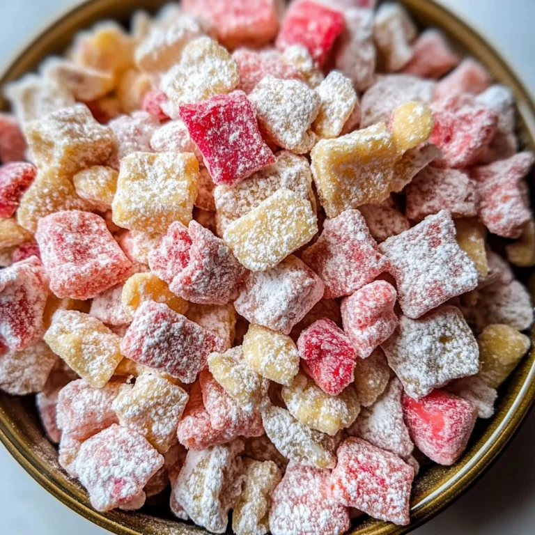 Strawberry Shortcake Puppy Chow