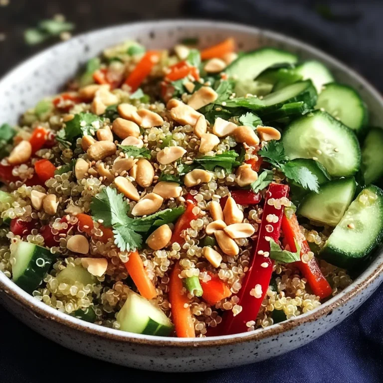 Thai Quinoa Crunch Salad: A Refreshing Healthy Delight!
