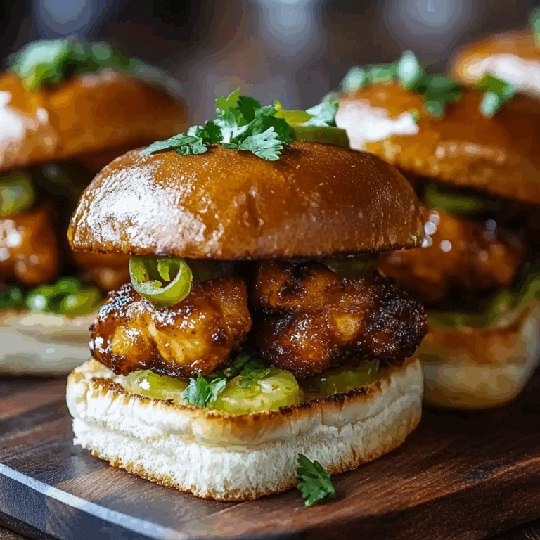 Nashville Hot Honey Butter Chicken Sliders