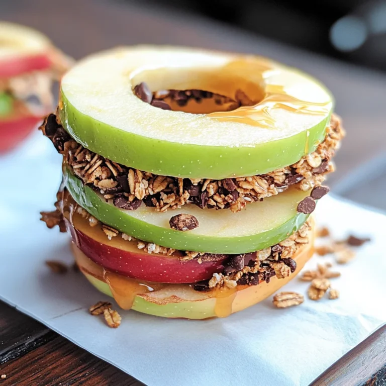 Apple Ring Sandwiches