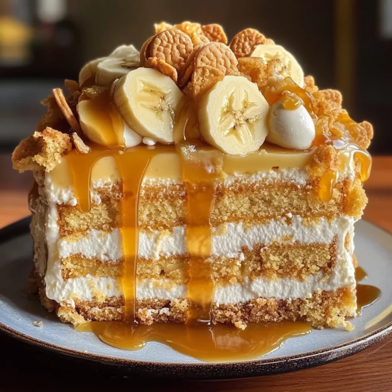 Banana Pudding Cheesecake Cake