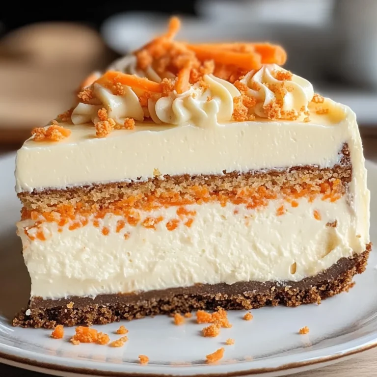 Carrot Cheesecake Layer