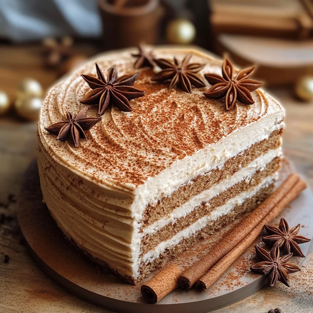 Chai Cake with Cinnamon Cream Cheese Frosting Recipe