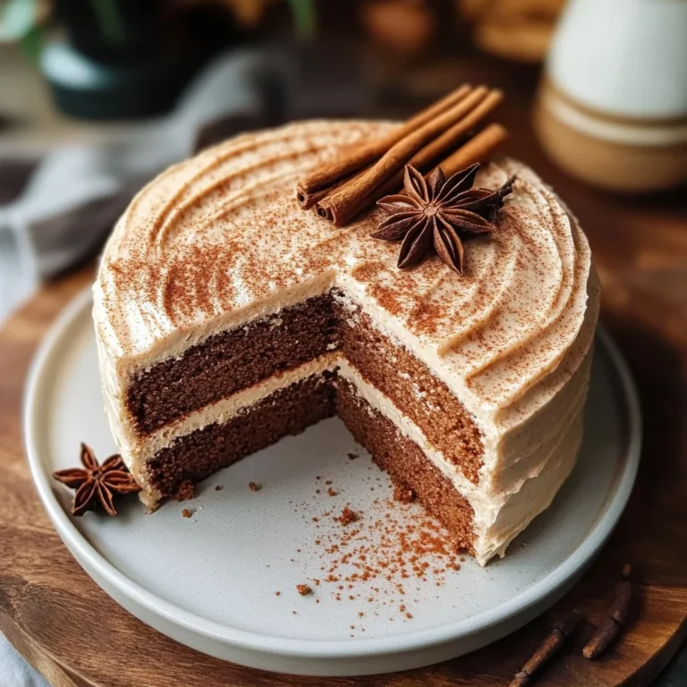 Chai Cake with Cinnamon Cream Cheese Frosting Recipe