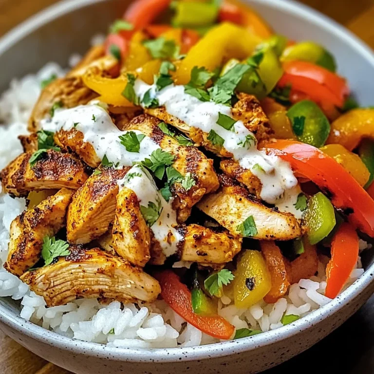 Chicken Fajita Rice Bowls