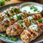 Chicken Kofta with Garlic Yogurt Sauce Recipe: A Must-Try!