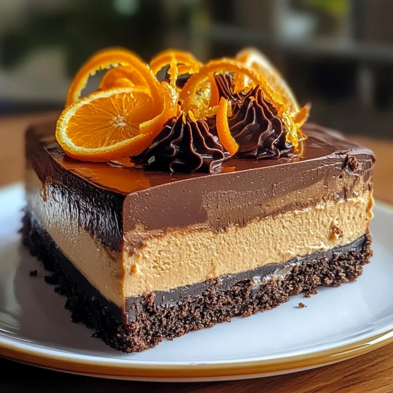 Chocolate Orange Cheesecake
