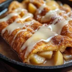 Cinnamon Roll Apple Pie Skillet