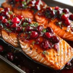 Cranberry Glazed Salmon