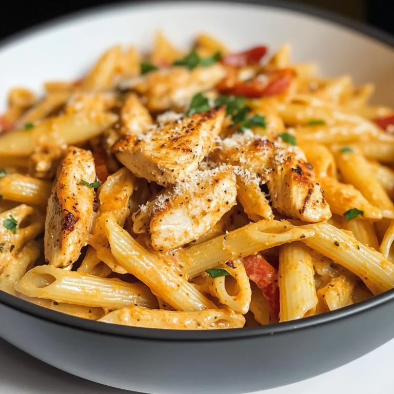 Creamy Cajun Chicken Penne Pasta