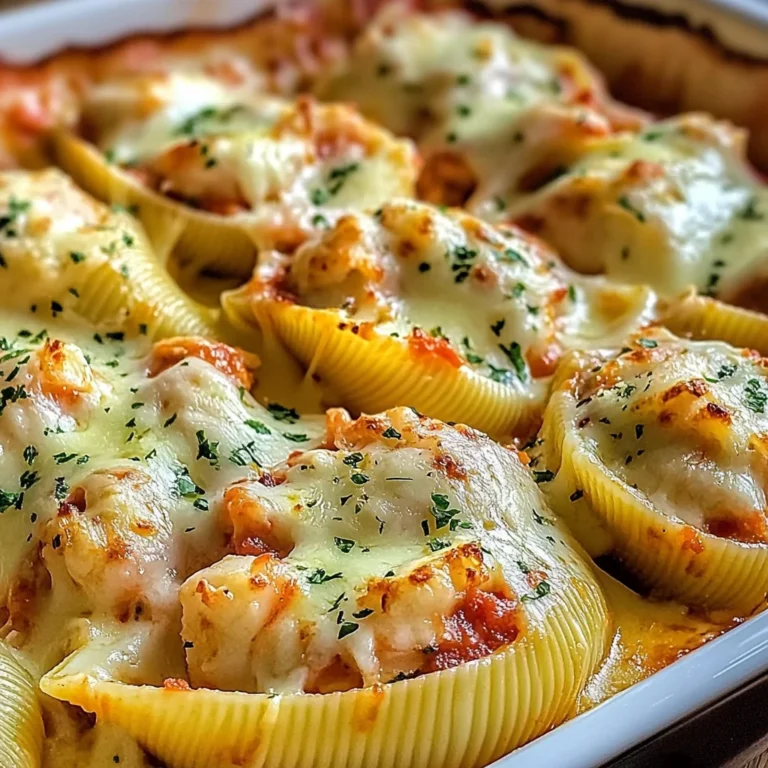 Creamy Seafood Stuffed Shells