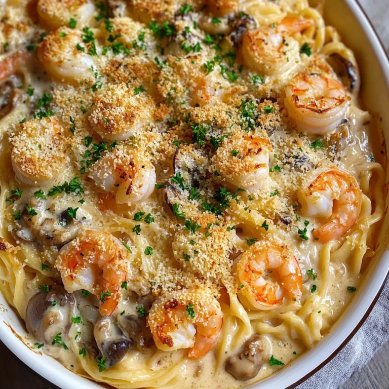 Creamy Seafood Tetrazzini With Shrimp