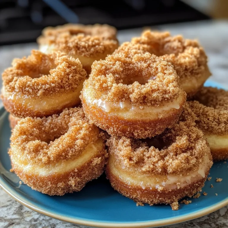 Crumb Cake Donuts Recipe