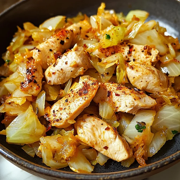 Easy Chicken and Cabbage Stir-Fry