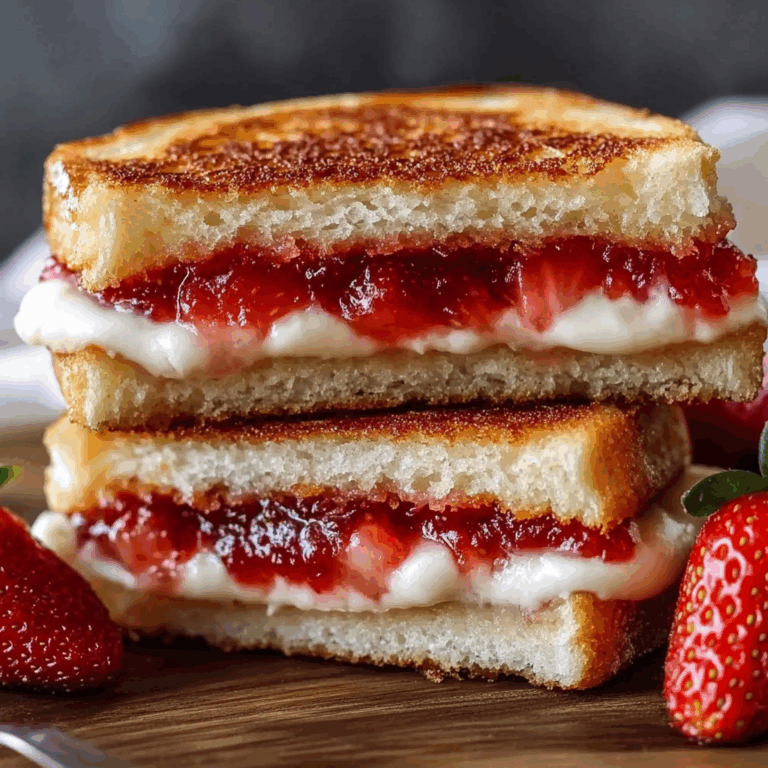Fried Strawberry Cheesecake Sandwiches