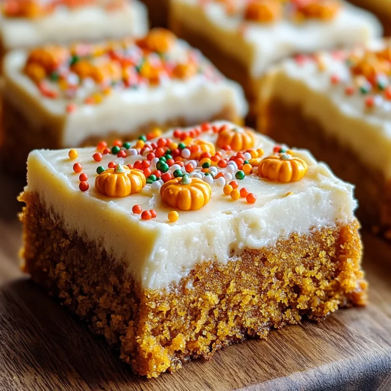 Frosted Pumpkin Bars for a Crowd