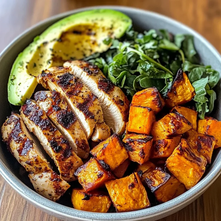Grilled Chicken & Sweet Potato Bowl