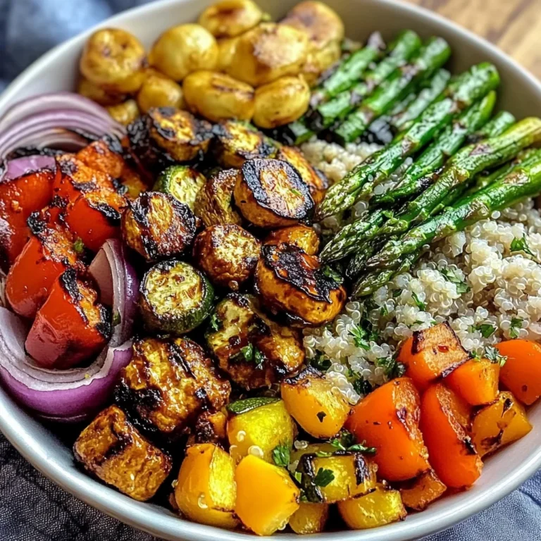 Grilled Veggie Bowl with Quinoa