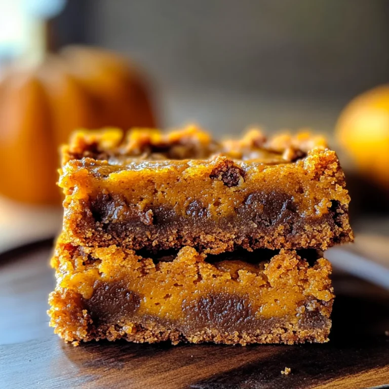 Healthy Pumpkin Bars