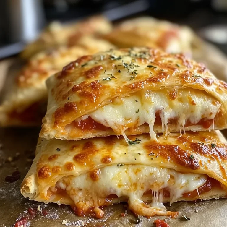 Homemade Easy Cheesy Pizza Pockets