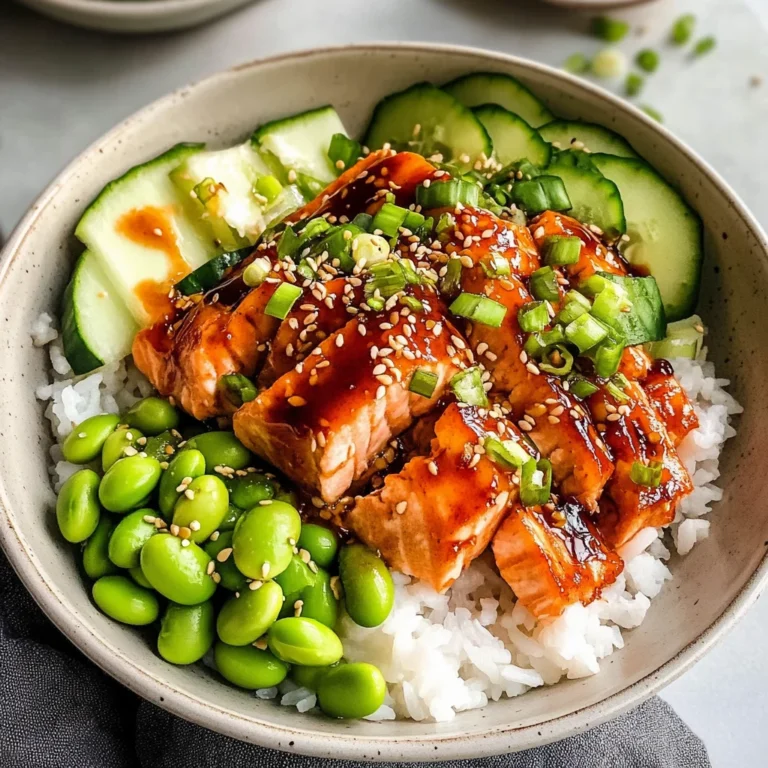 Honey Sriracha Salmon Bowls
