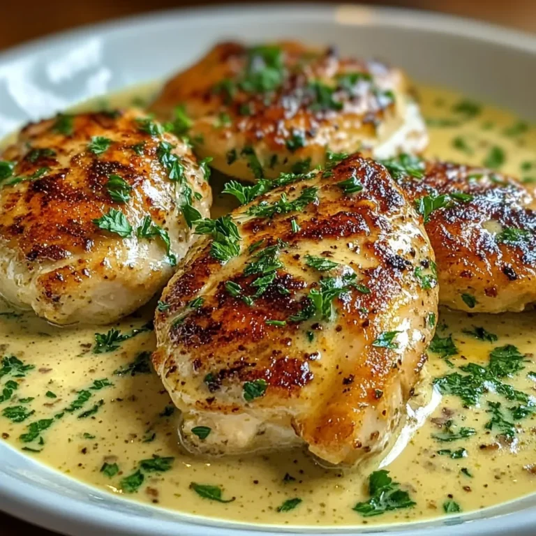 Irish Chicken in Whiskey Cream Sauce