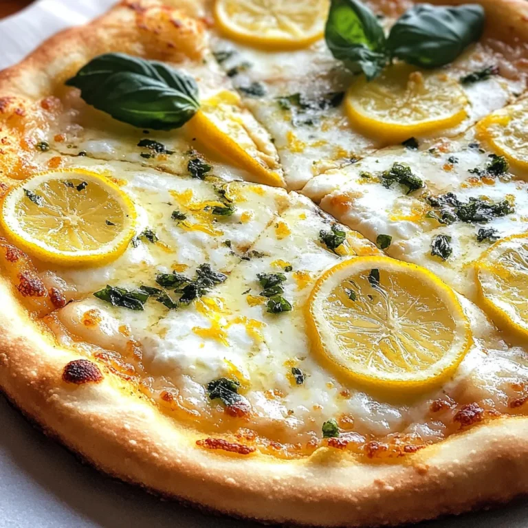 Lemon Pizza