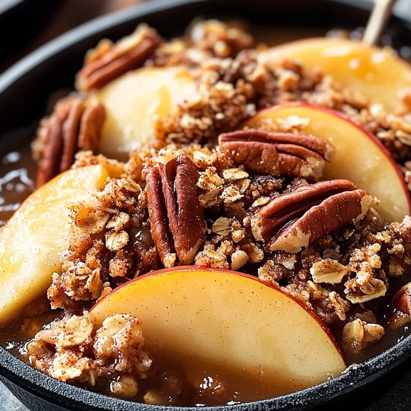 Maple Pecan Apple Crisp