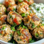 Mediterranean Chicken Meatballs