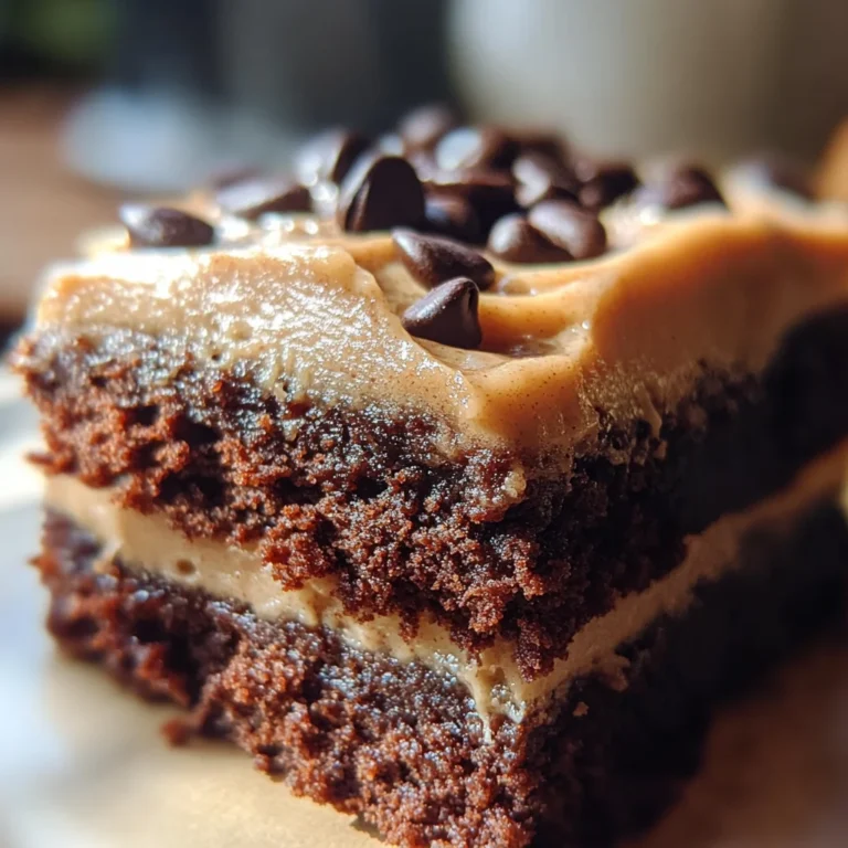 Mocha Brownies with Coffee Frosting Recipe