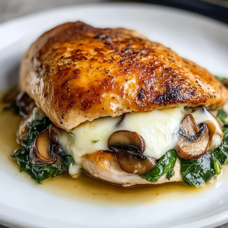 Mushroom Stuffed Chicken Breast - Quick and Easy