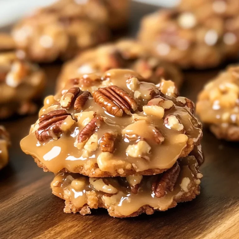 No-Bake Coconut Pecan Praline Cookies