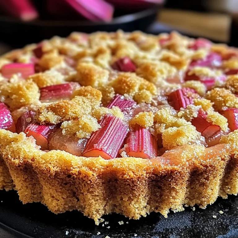 Old-Fashioned Norwegian Rhubarb Cake