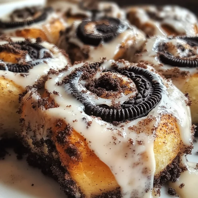 Oreo-Stuffed Cinnamon Rolls: A Sweet Delight Awaits!