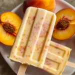 Peach Yogurt Popsicles
