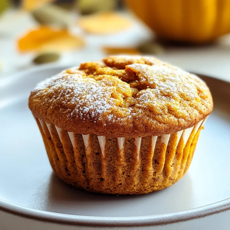 Pumpkin Muffins with Cardamom and Ginger