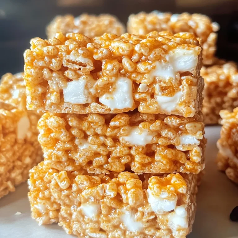 Pumpkin Spice Rice Krispie Treats