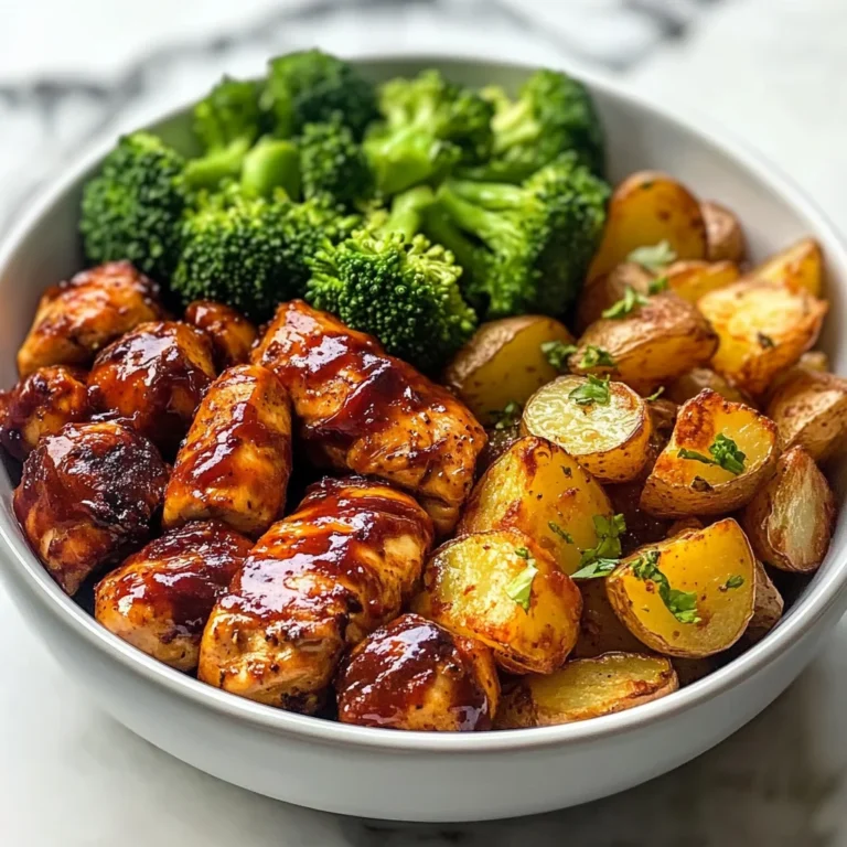 Skinny Chicken and Roasted Potato Bowl