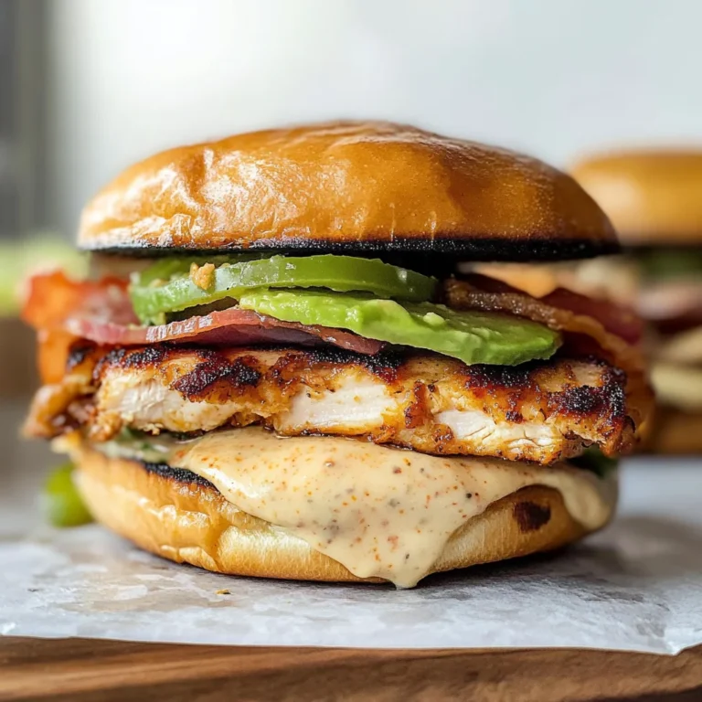 Spicy Grilled Chicken Avocado Sandwich
