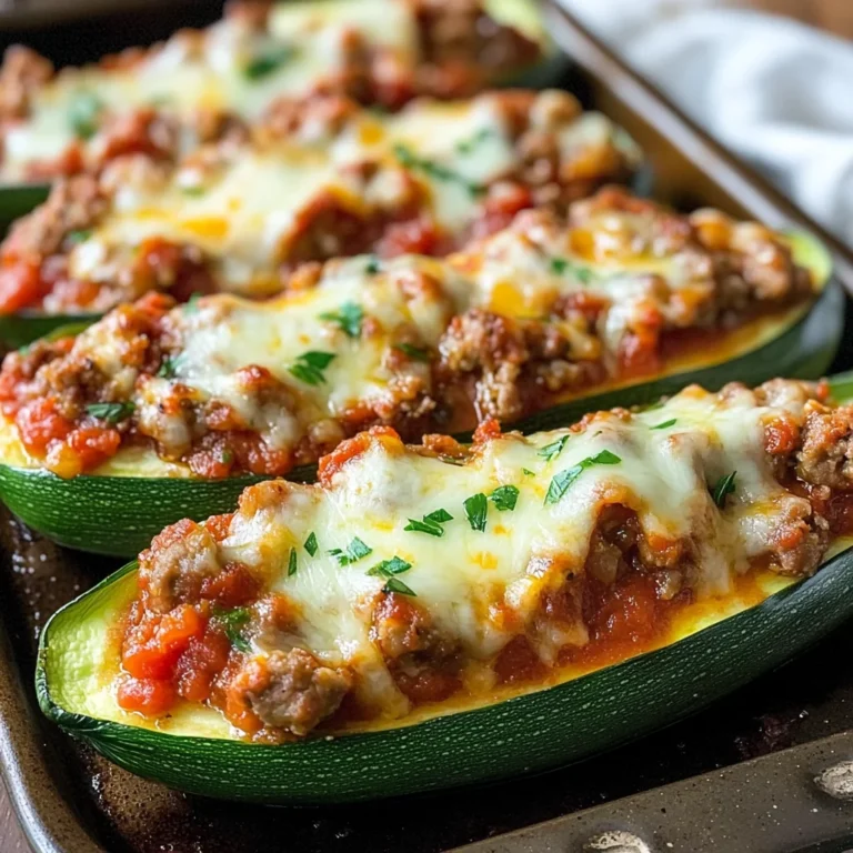 Stuffed Zucchini Boats