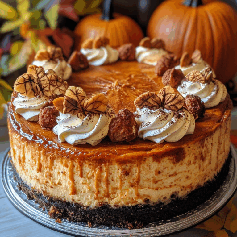 Pumpkin Patch Cheesecake