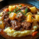 Beef Stew with Potato Topping